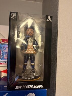 NHL O'Reilly MVP Player Bobble - Blue & Gold